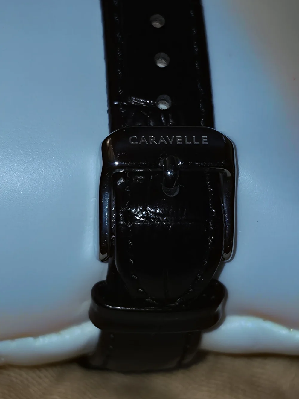 Women's Black Leather Strap Rectangular Dress Watch